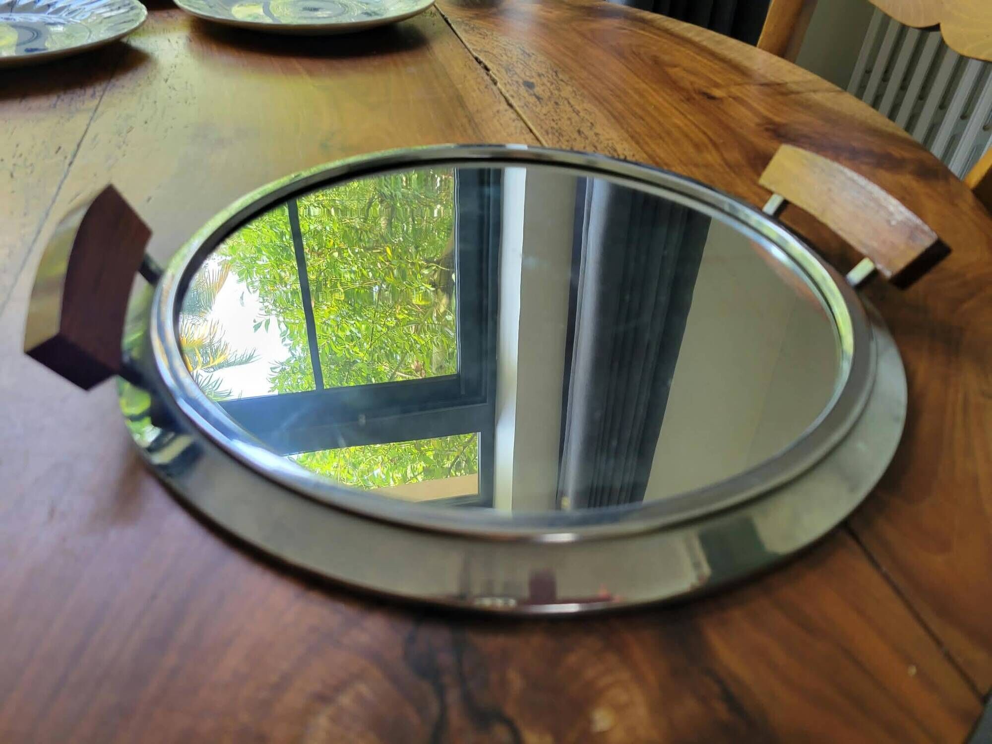 Art Deco mirror plateau from around 1930.