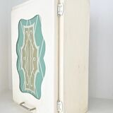 Art Deco mirror toilet cabinet