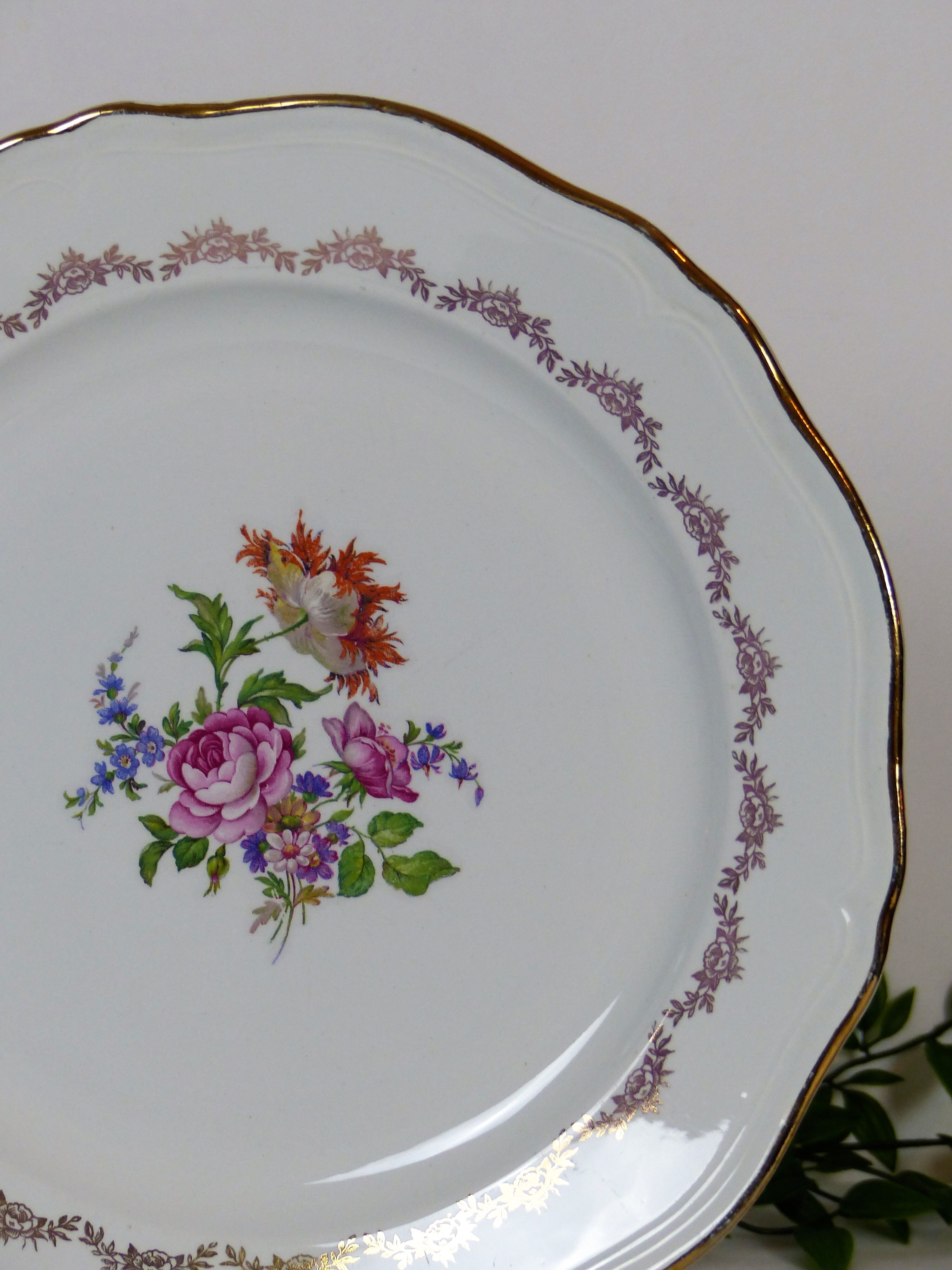 Amandinoise round serving dish