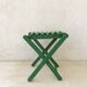 Former wooden fisherman folding stool