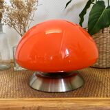 Vintage lamp 1960 in orange opaline