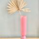 Vase vintage en opaline rose h40cm