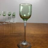 9 liquor glasses early xx th