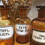Old pharmacy bottles