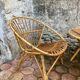 Vintage rattan lounge
