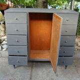 Vintage 50/60 mutitiroirs chest of drawers