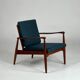 Fauteuil en teck, années 60