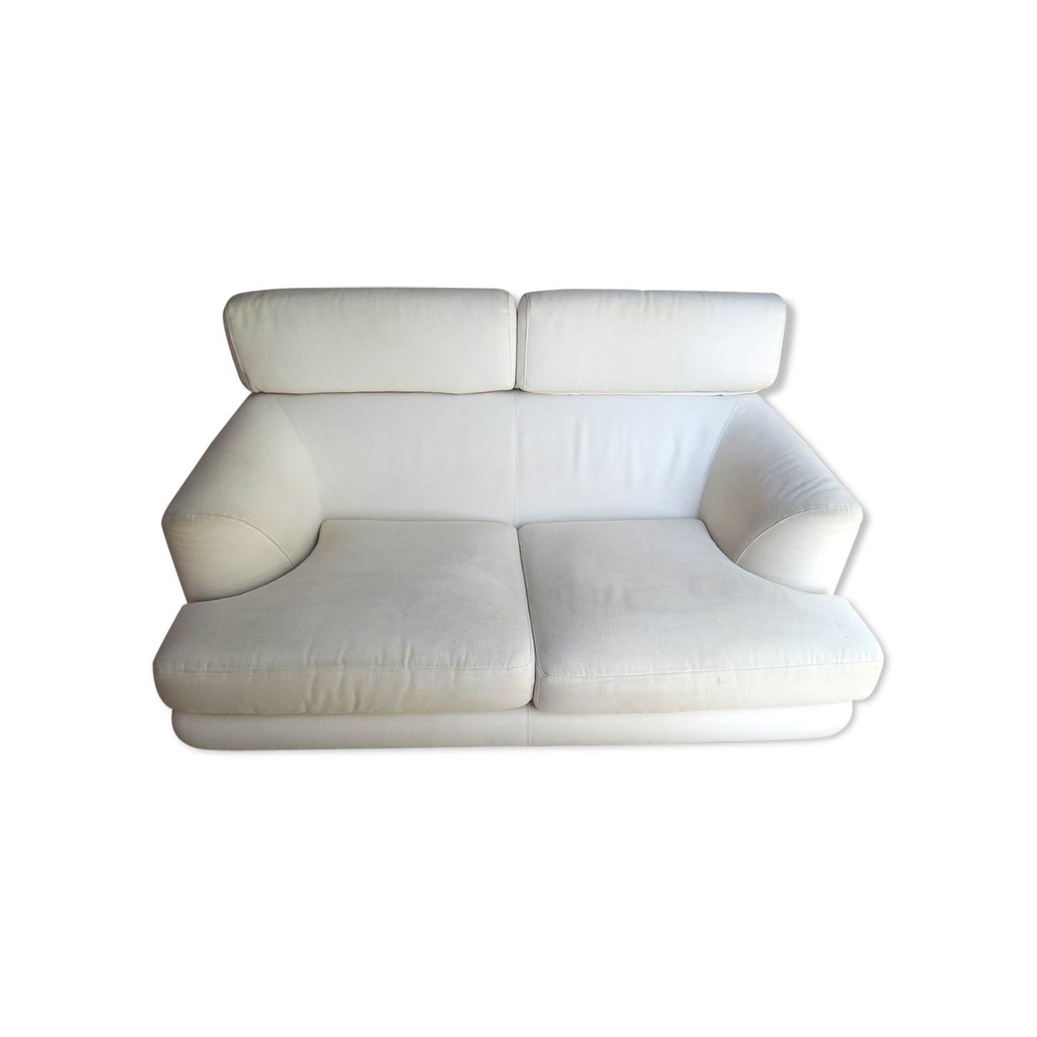 canapé blanc écru Cina