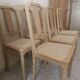 6 chaises cannées art déco rénovées