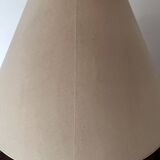 Vintage woven wicker lamp