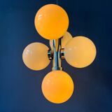 Pendant lamp chrome 70s