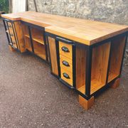 Meuble TV industriel