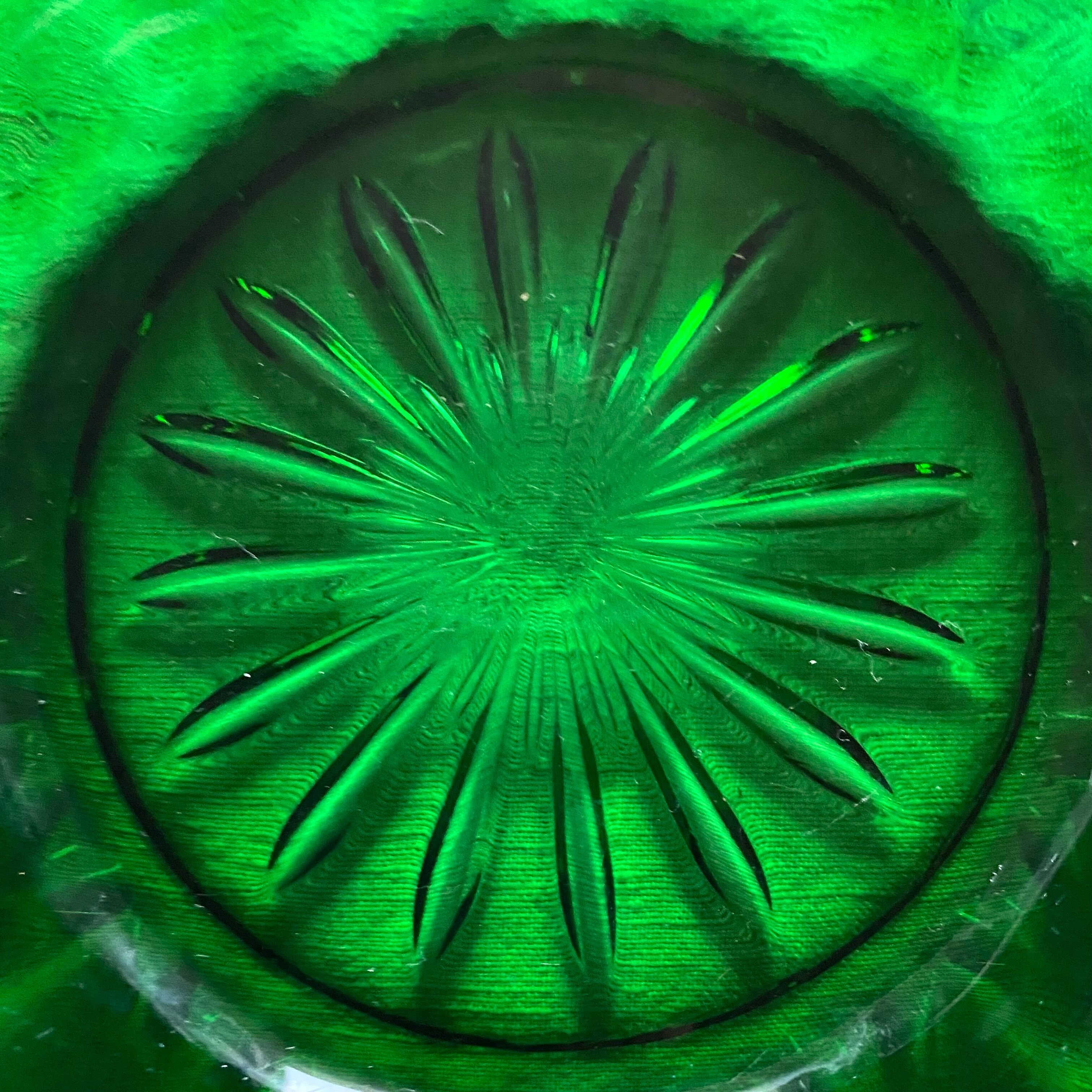 Vintage glass ashtray