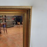Gilded mirror with beveled mirror