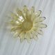 Yellow translucent blown glass pocket emptier