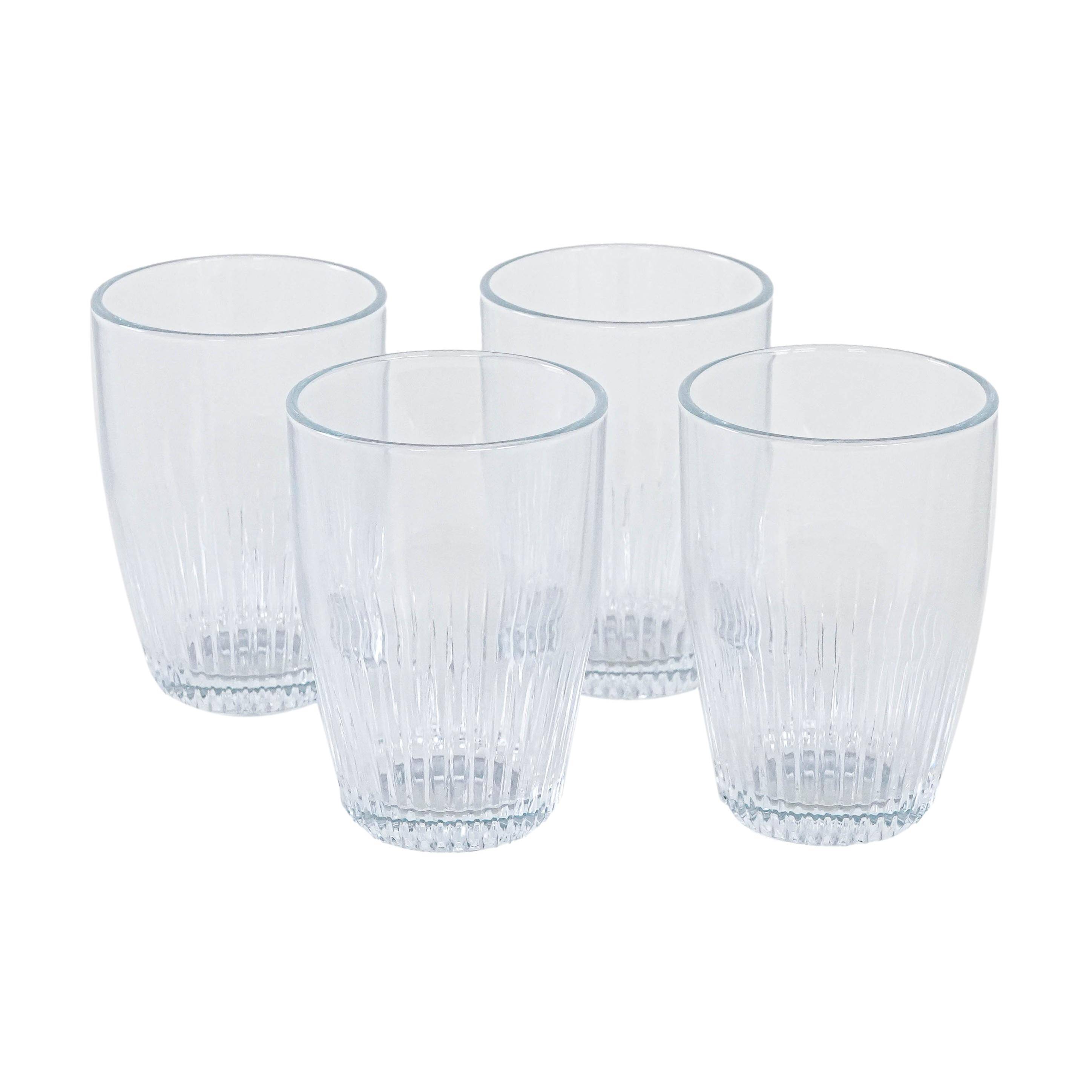 Set of four glasses, Danish design, 1970s, manufactured in Denmark