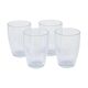 Set of four glasses, Danish design, 1970s, manufactured in Denmark
