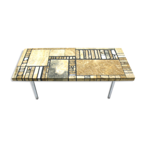table basse en pierre,