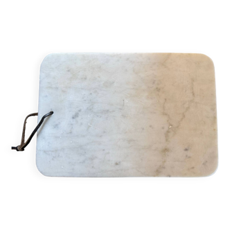 Carrara marble cutting board, old