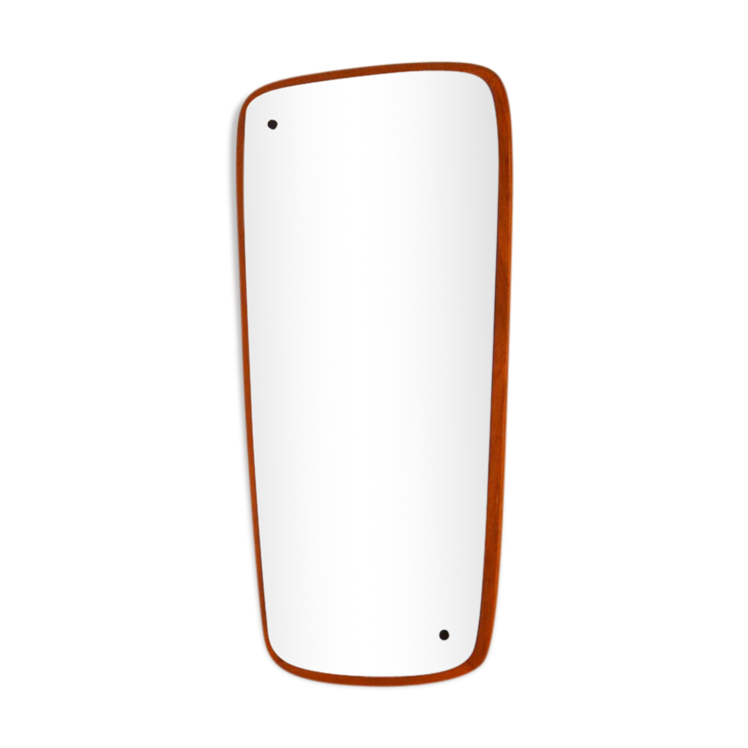 Scandinavian Mirror 60s teak 34x73cm