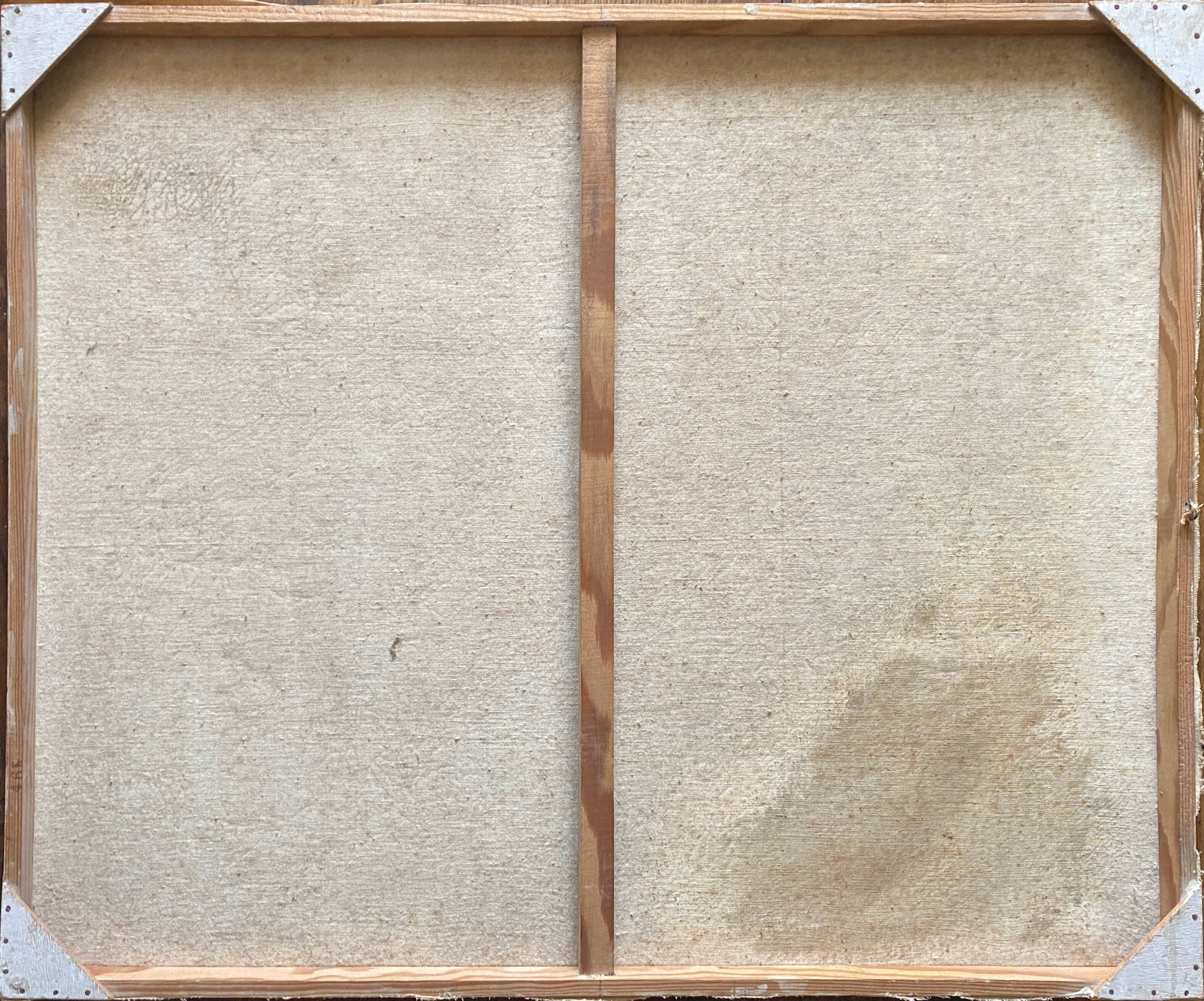 Oil Painting by Lucien Guilleminot "View of lake Geneva"