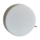 Wall or ceiling light in matt white opaline, 60s/70s
