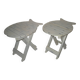 pair of folding stools
