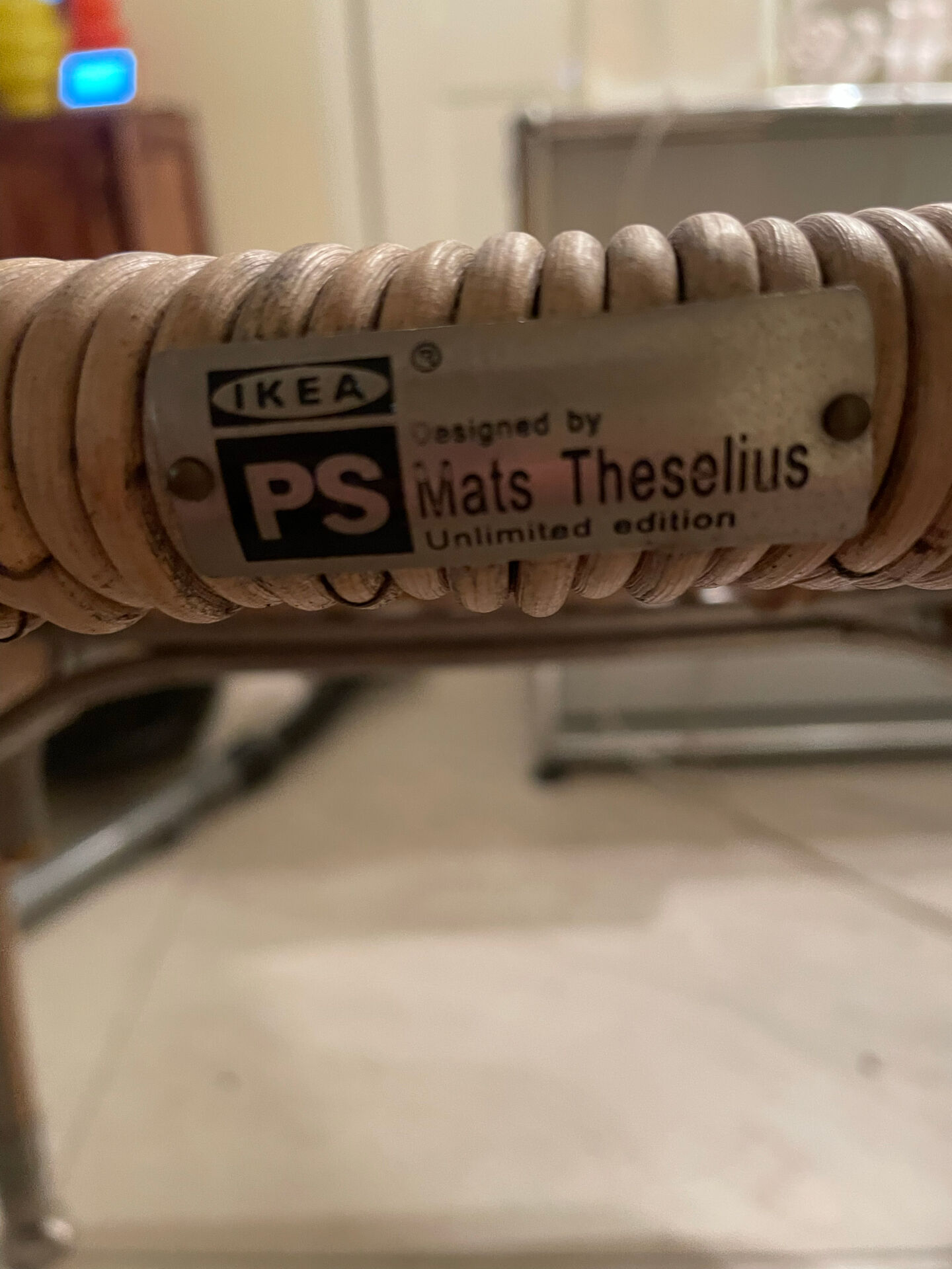 fauteuil Nätön, par Mats Theselius, collection IKEA PS