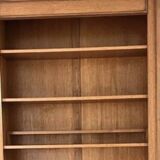 Large wooden library, large dressing room