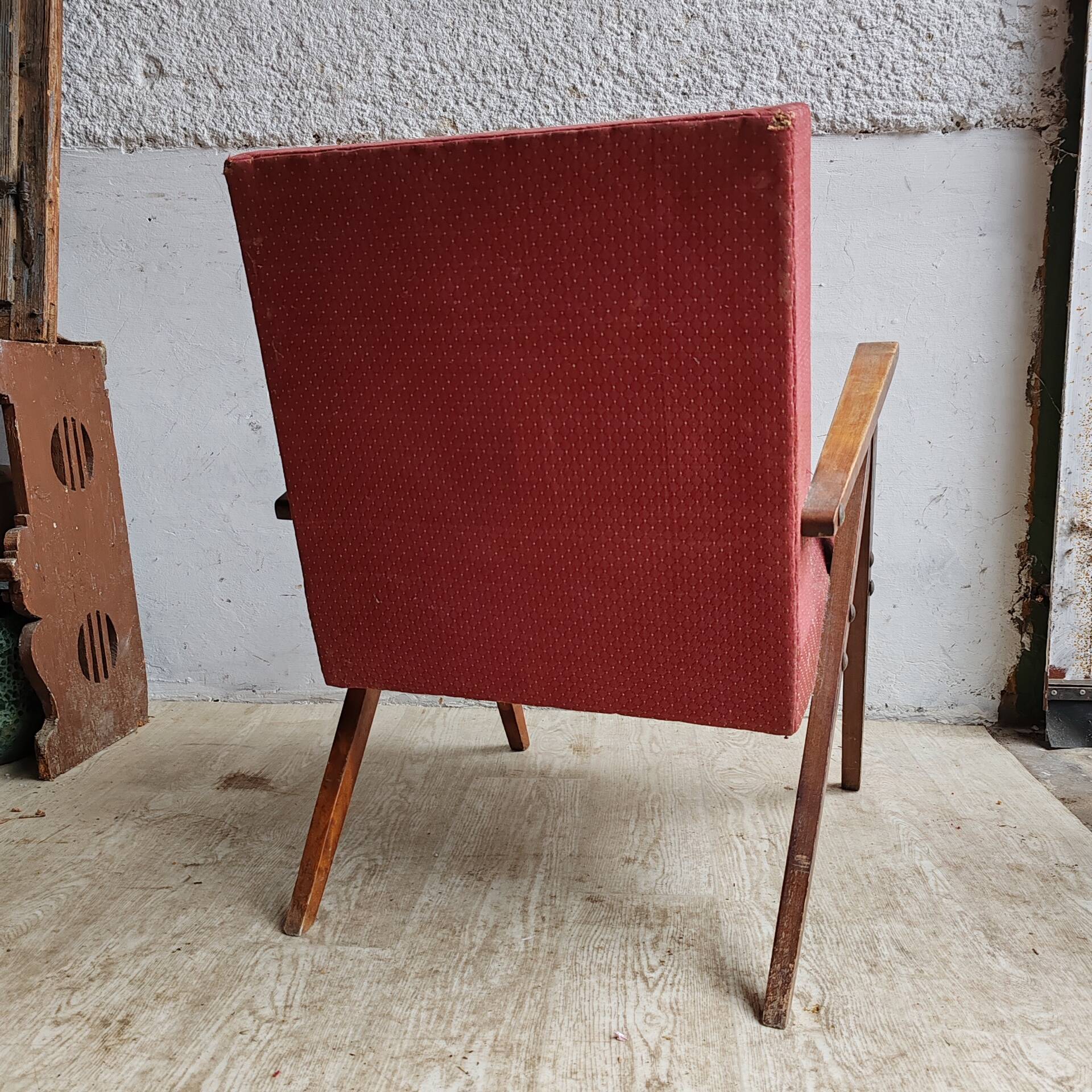 Henryk Lis 300-190 Mid Century Modern Polish lounge chair
