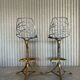 David Marshall Sculptural Barstools – Set of 2