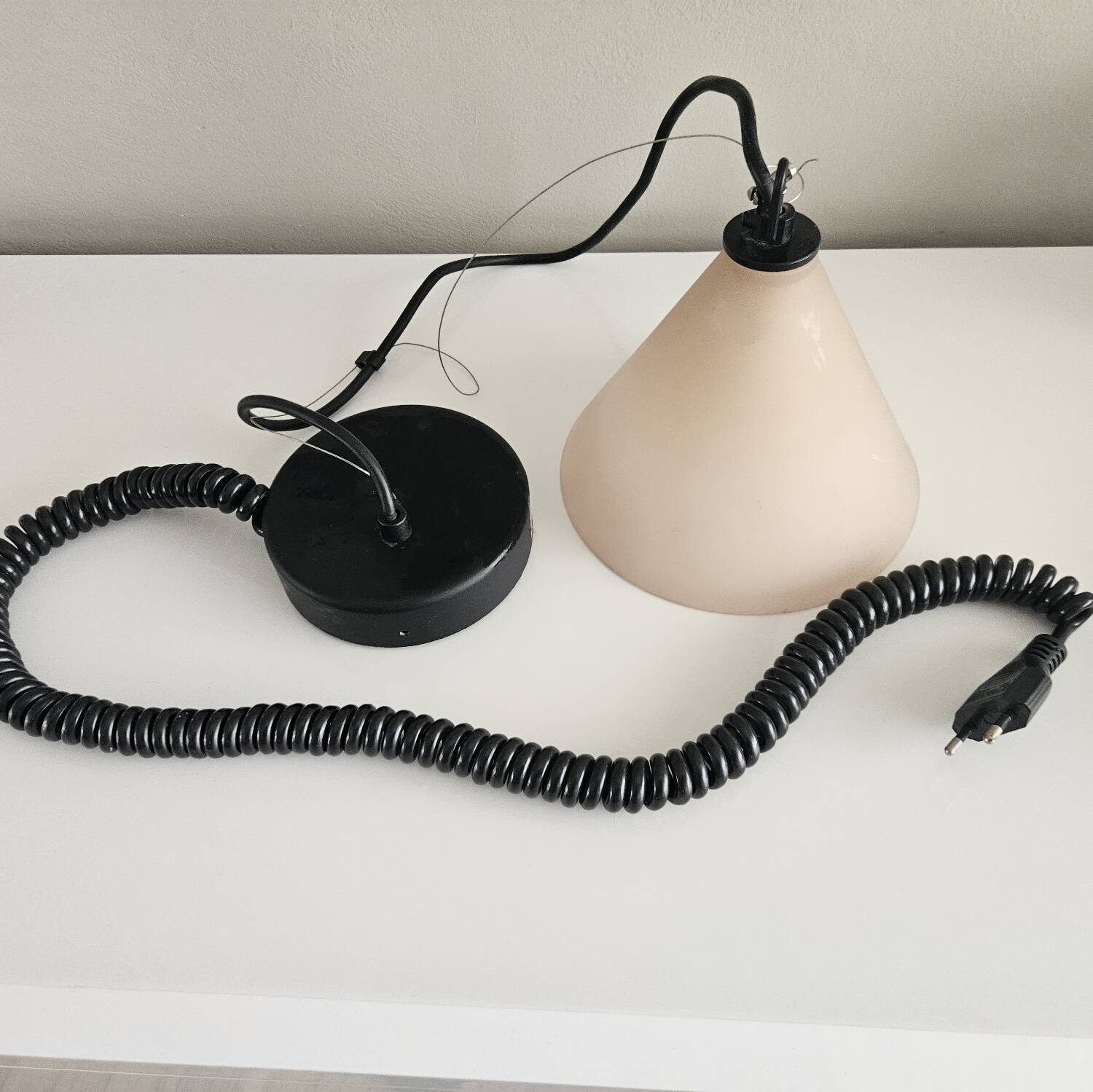 Original Prandina Pendant Light – Italian Glass Design – Minimalist