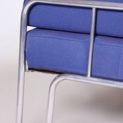 Bauhaus Sofa in Chrome-Plated Steel & New Upholstery, Czech, 1930s