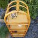 Rattan shelf