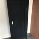 Parisian wardrobe or vintage wood closet, 50s