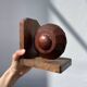 Art Deco wooden bookends