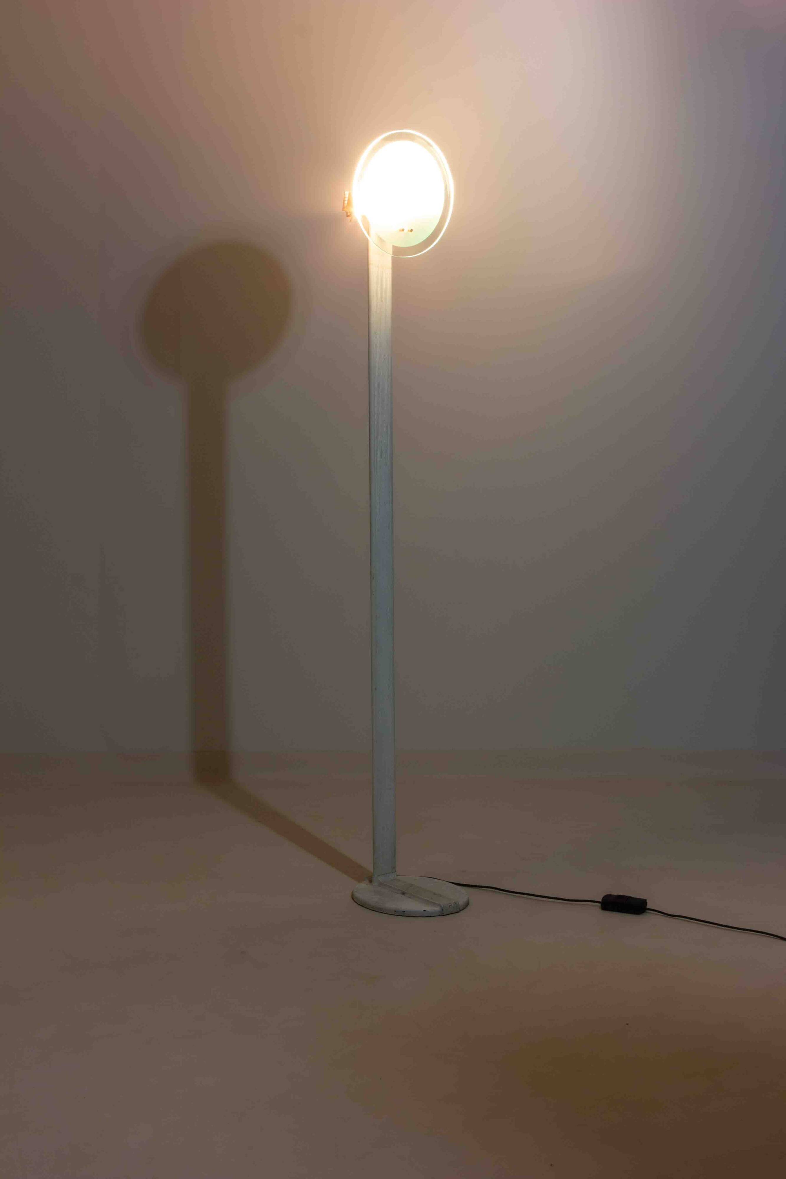 Dimmable sunset memphis syle floor lamp from 1980s Italy