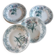 7 old flat plates Terre de fer