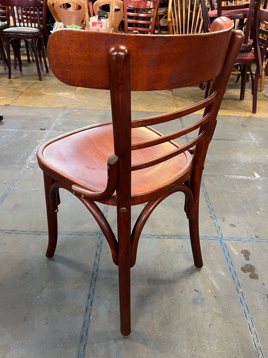 Pair of bistro chairs