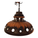 Vintage 70s glazed ceramic lamp