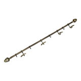 Brass coat rack