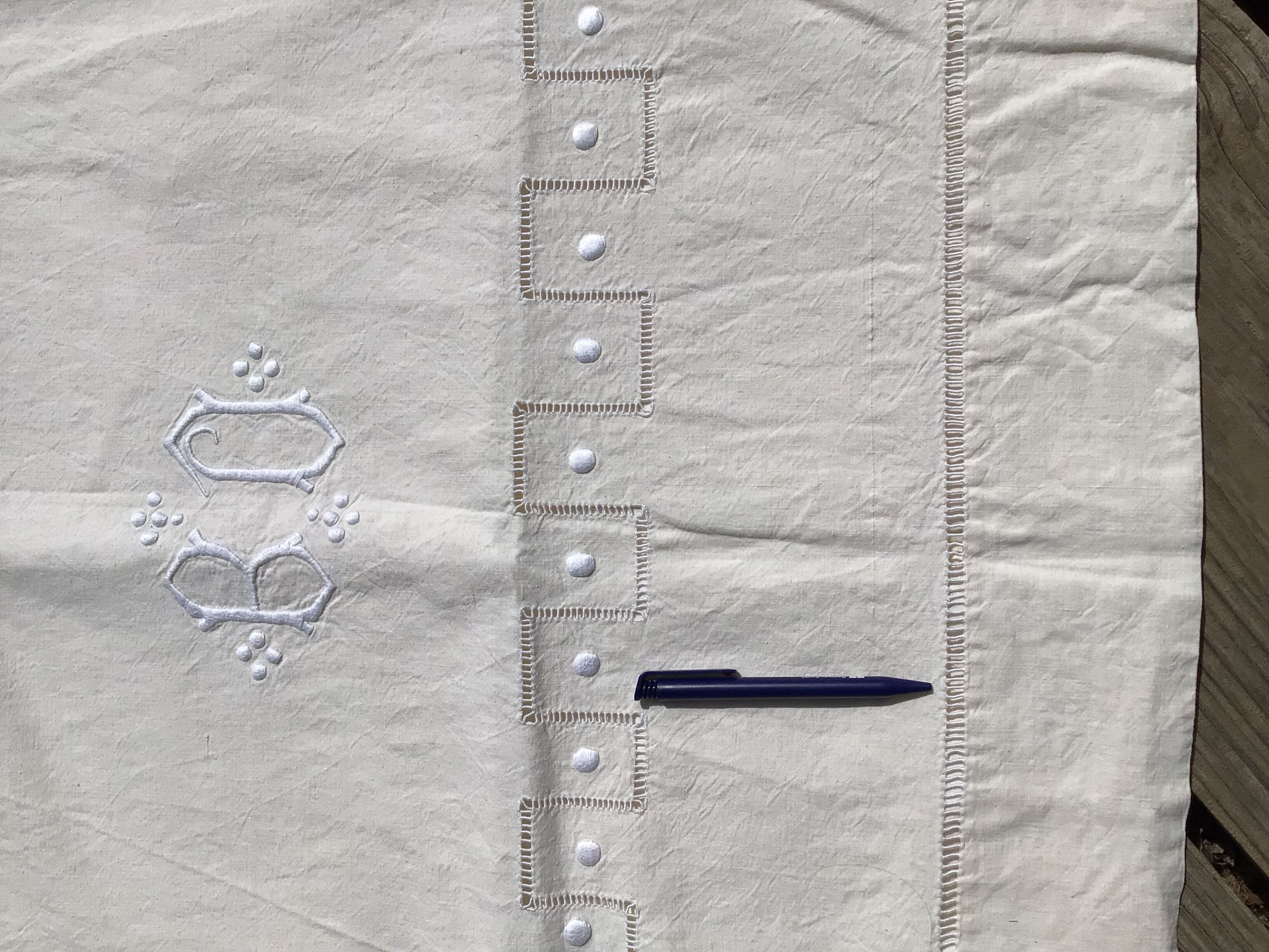 Sheet nine mestizo embroidered BO pastilles day scale niches