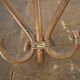 Rattan coat hanger