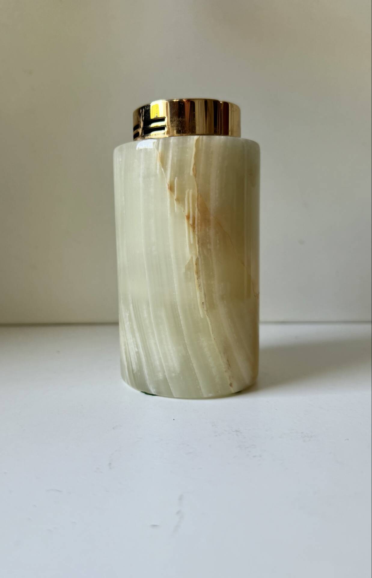 Briquet de table en marbre onyx vintage SAROME Japon