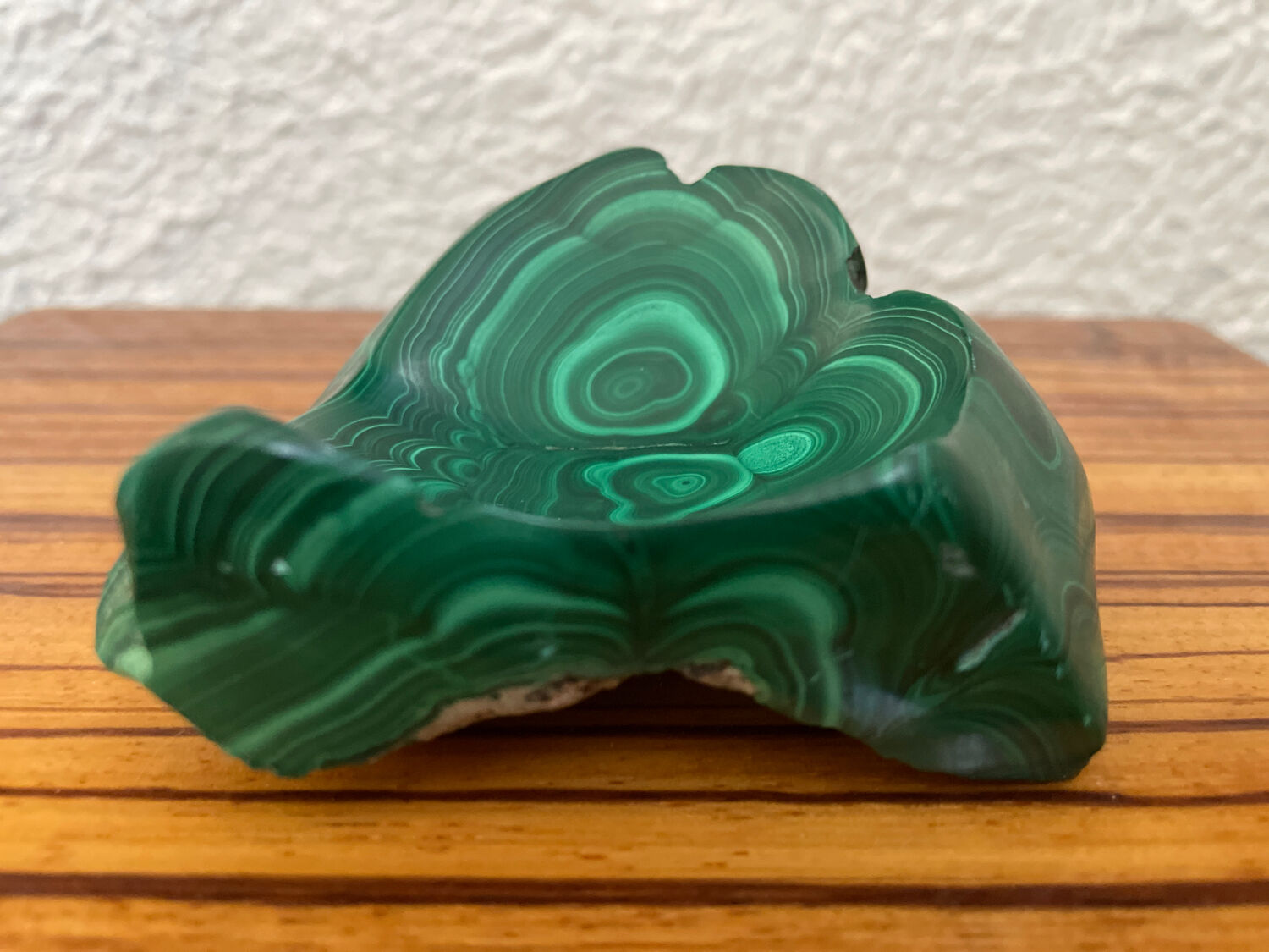 Cendrier bloc de malachite 310 gr