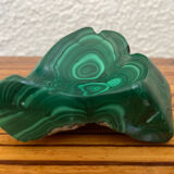 Ashtray block of malachite 310 gr