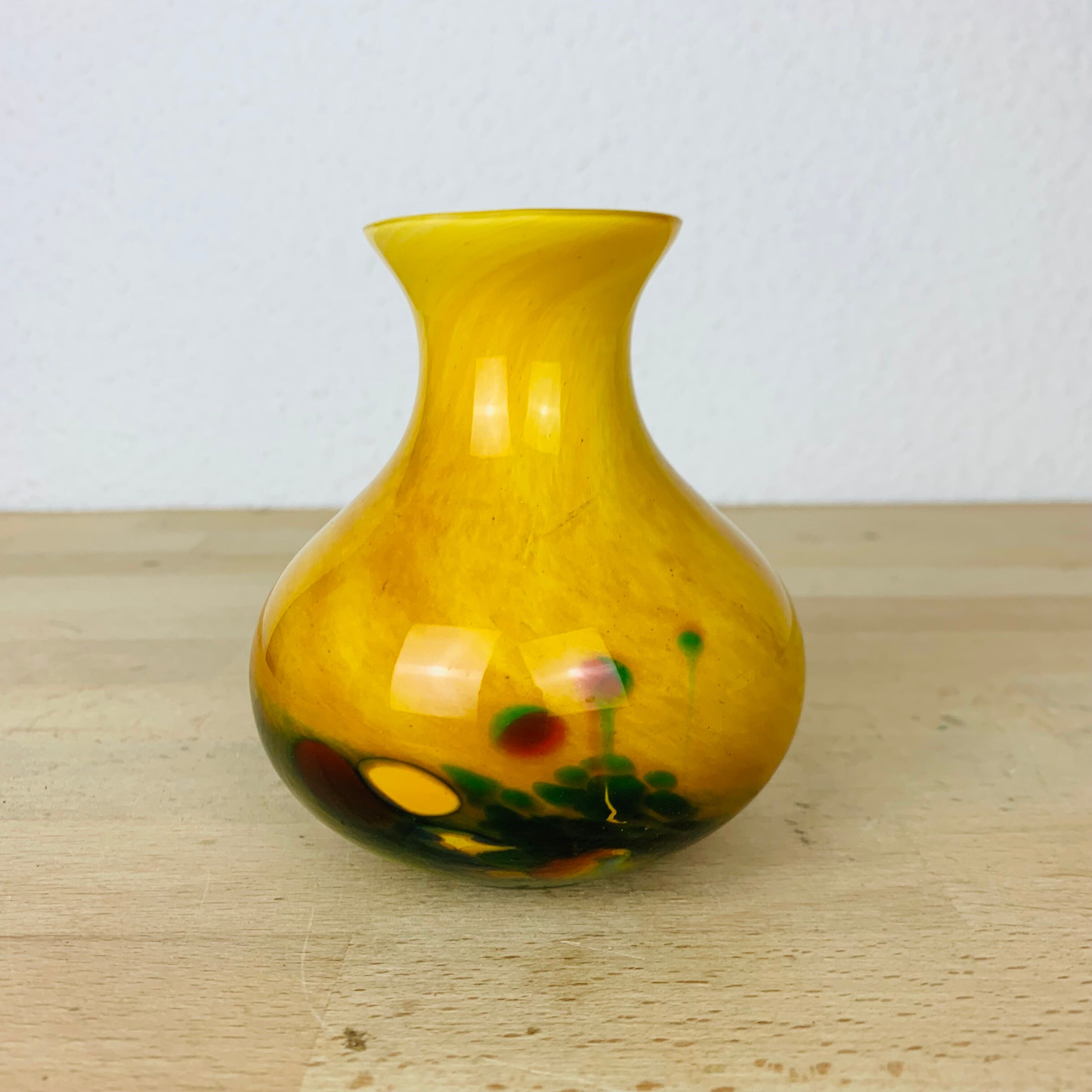 Vase pâte de verre soufflé la rochère