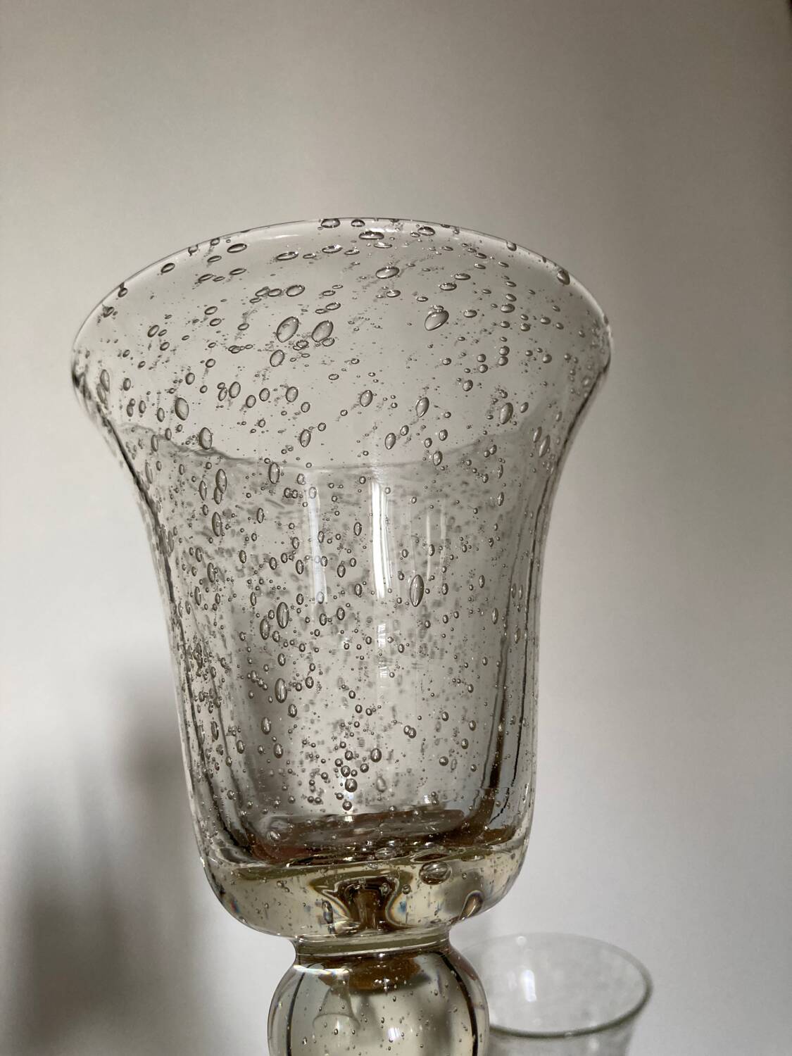 2 Biot glasses