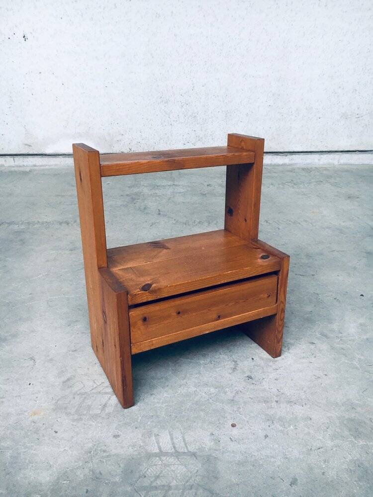 Mid-Century Scandinavian Pine Bedside Tables, Sweden, 1960s, Set of 2