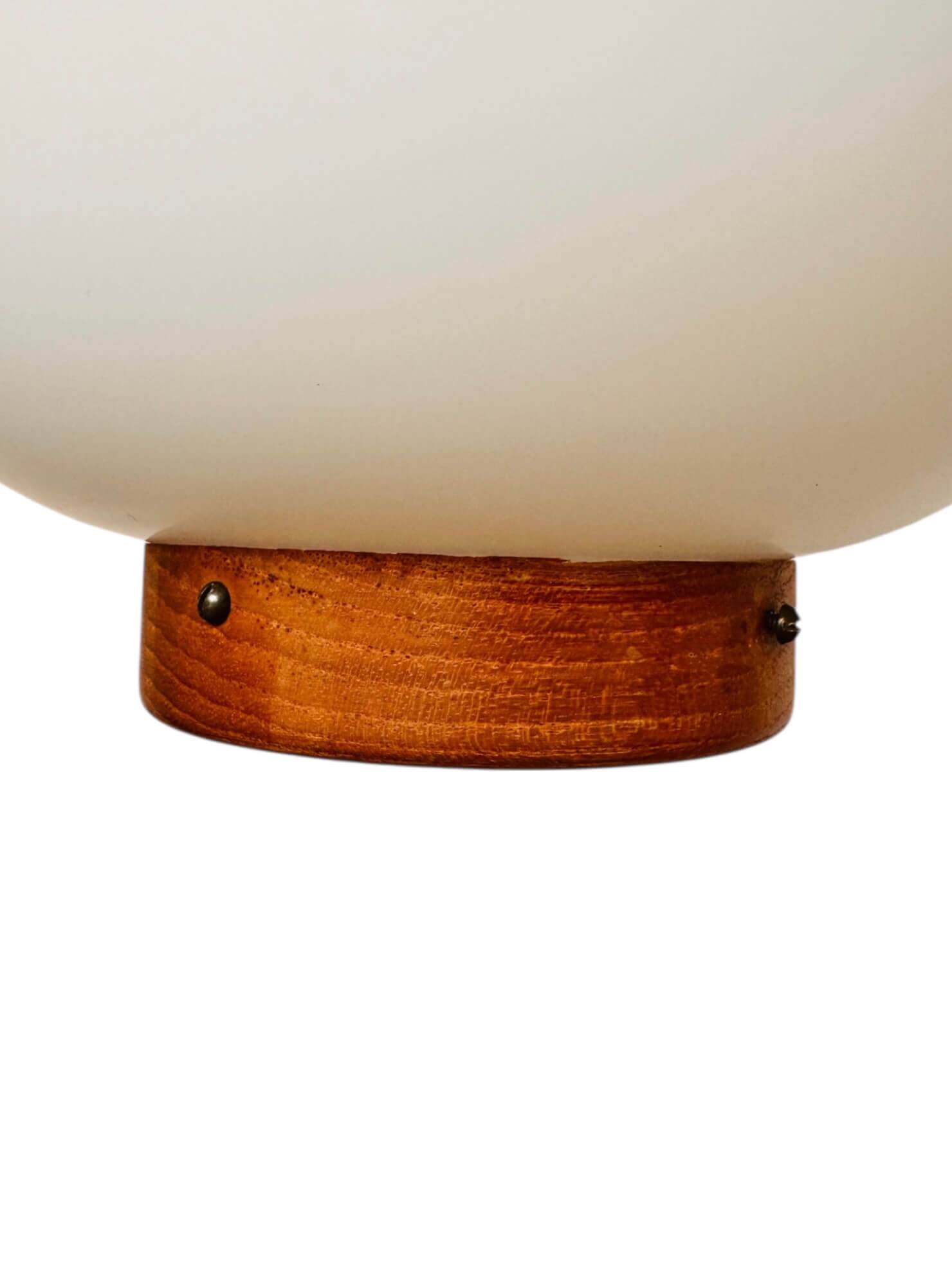 "Teak-Kina" pendant light, Bent Karlby for Lyfa, 1950s